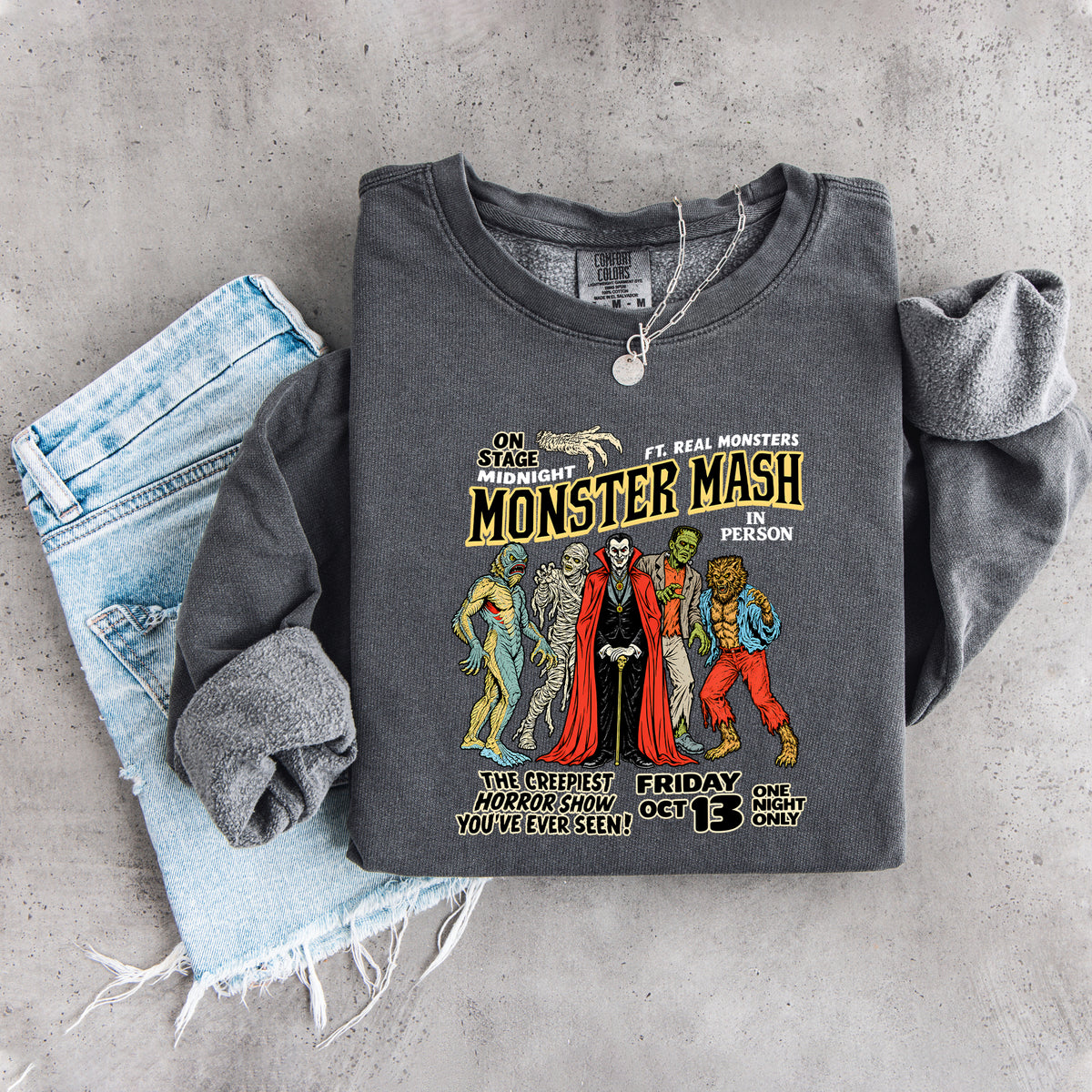 Suéter Vintage Look Monster Mash