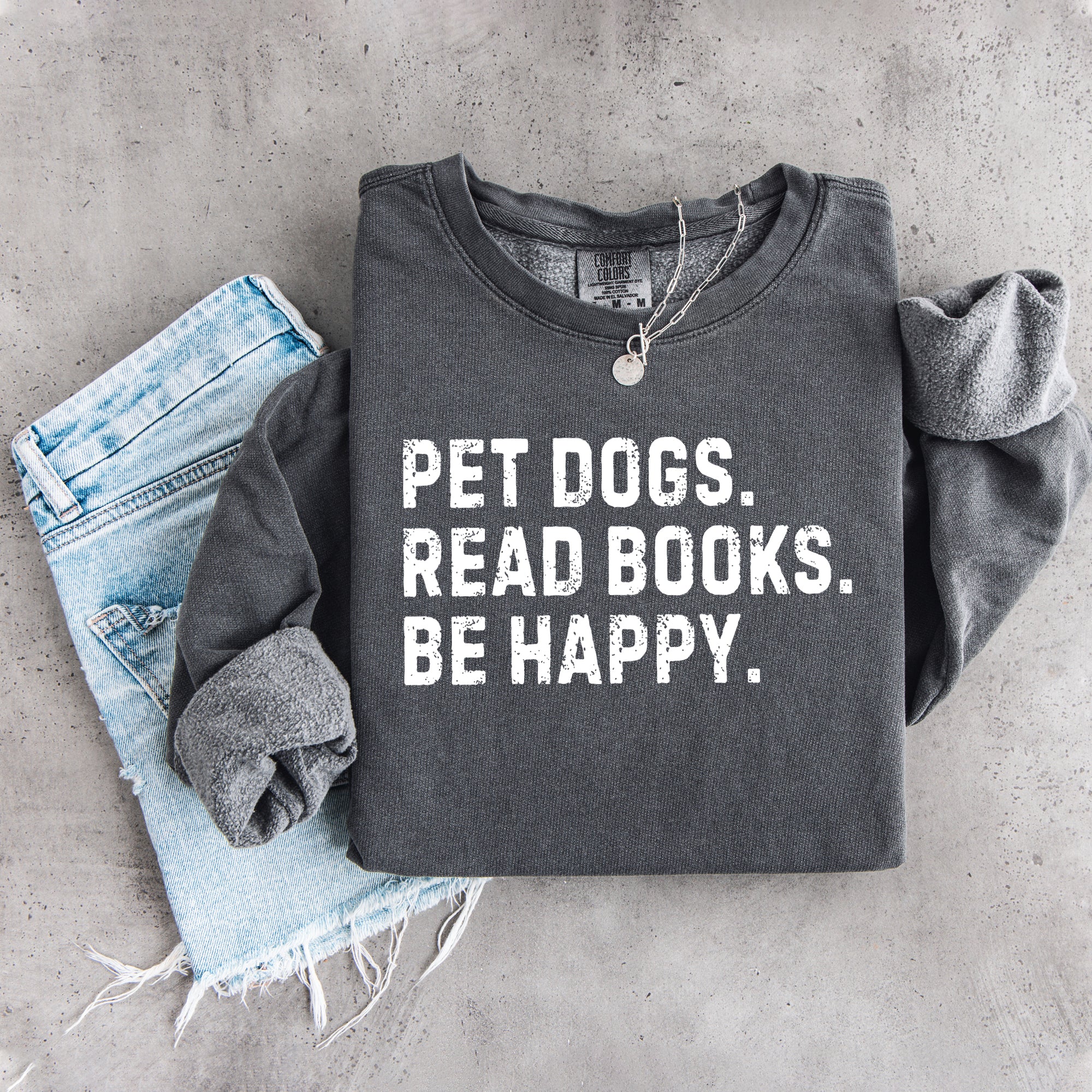 Pet Dogs Read Books Sweatshirt