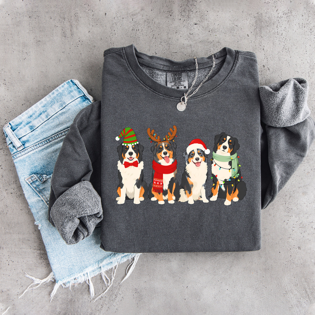Bernese Mountain Dog Christmas Sweatshirt