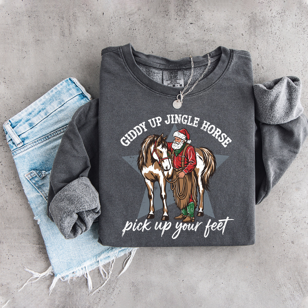 Giddy-Up-Jingle-Horse-Sweatshirt
