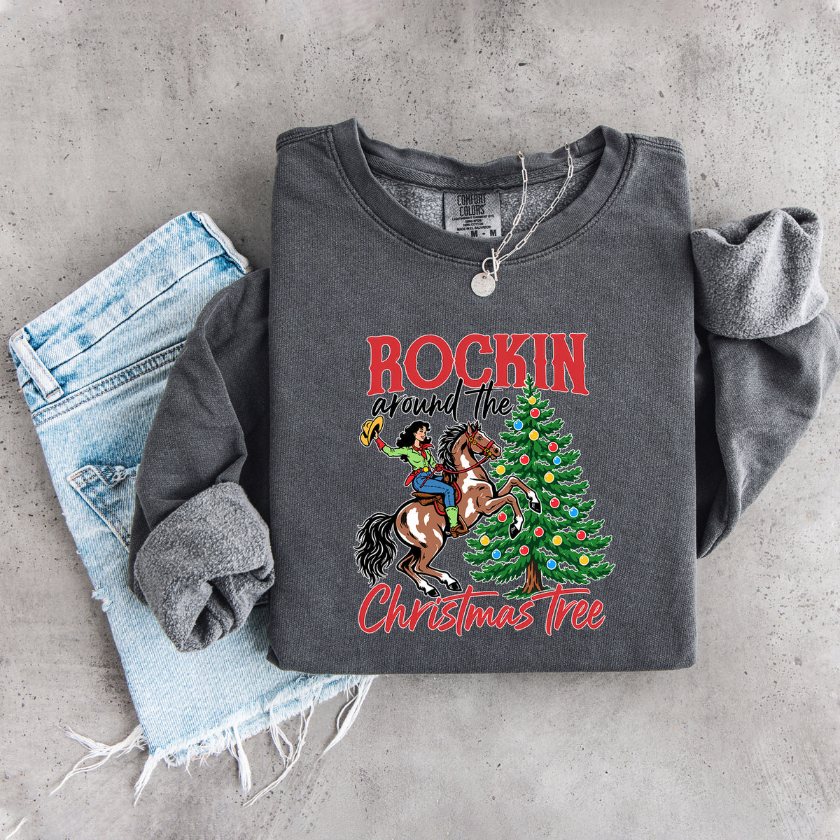 Rockin Around The Christmas Tree Sweatshirt
