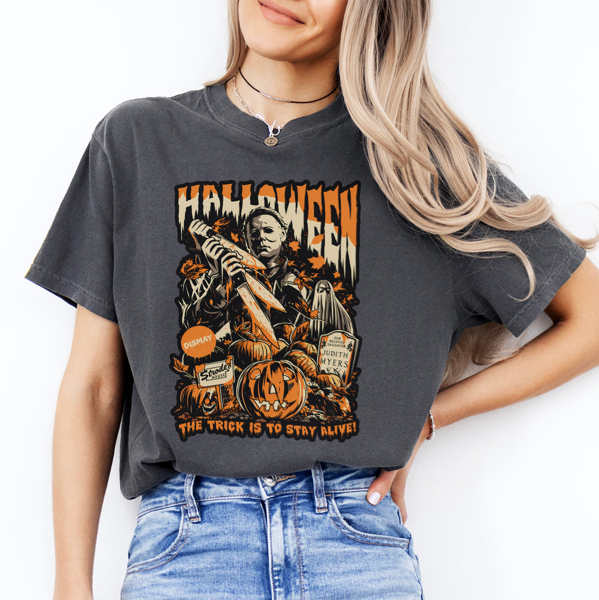 T-shirt de personnage de film d'horreur d'Halloween