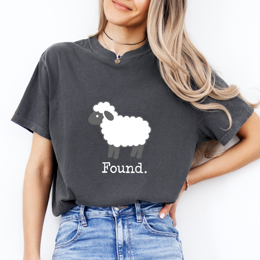 Found Sheep Faith Embroidered Tee