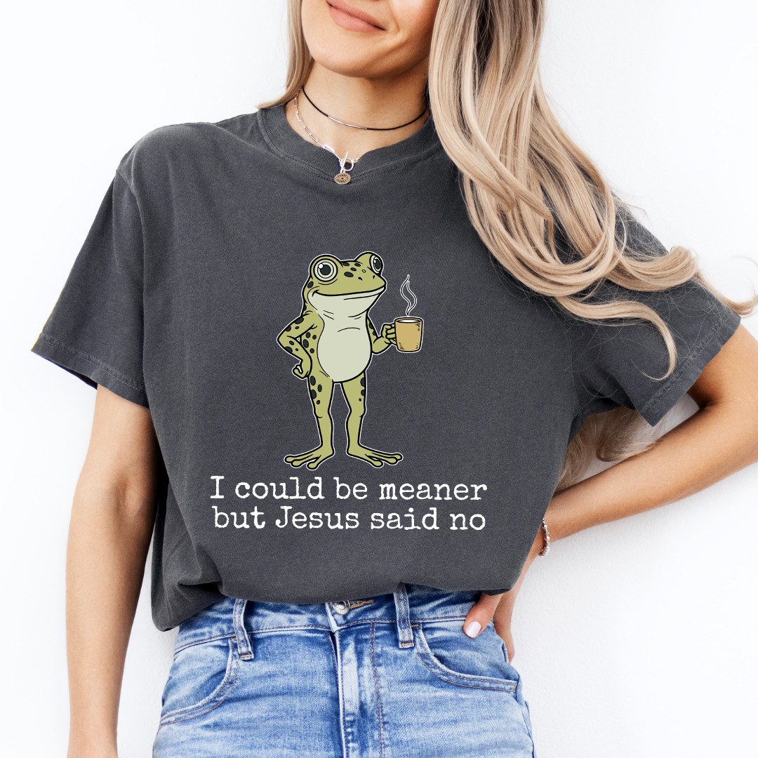 I Could Be Meaner But Jesus Said No Tee