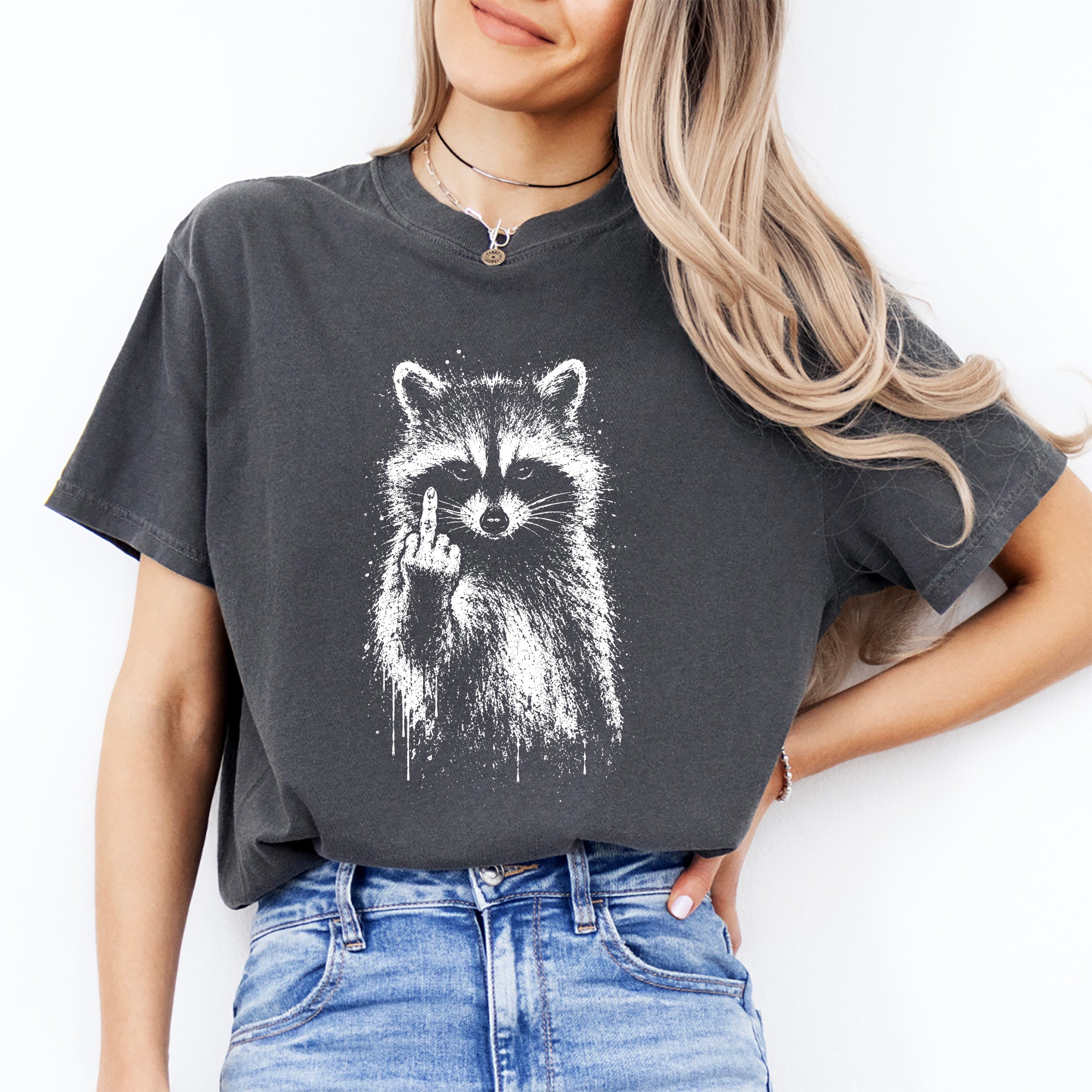 Funny Sarcasm Raccoon Tee
