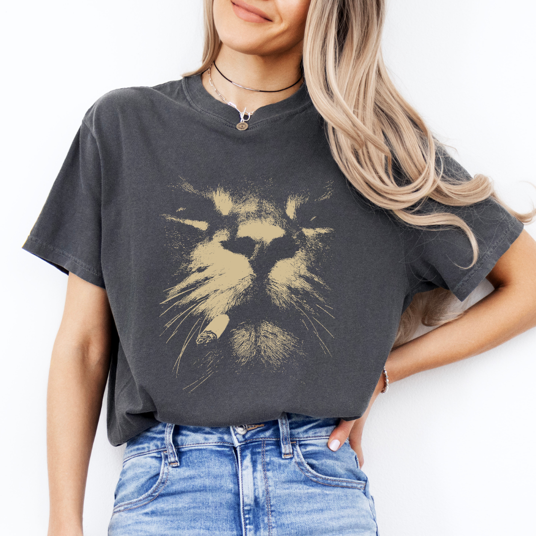 Smoking Cat Tee