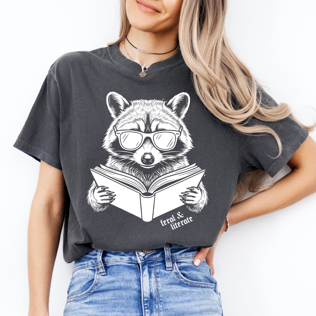 Feral & Literate Roccoon Tee