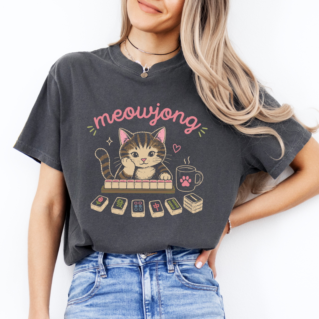 Cute Meowjong Tee