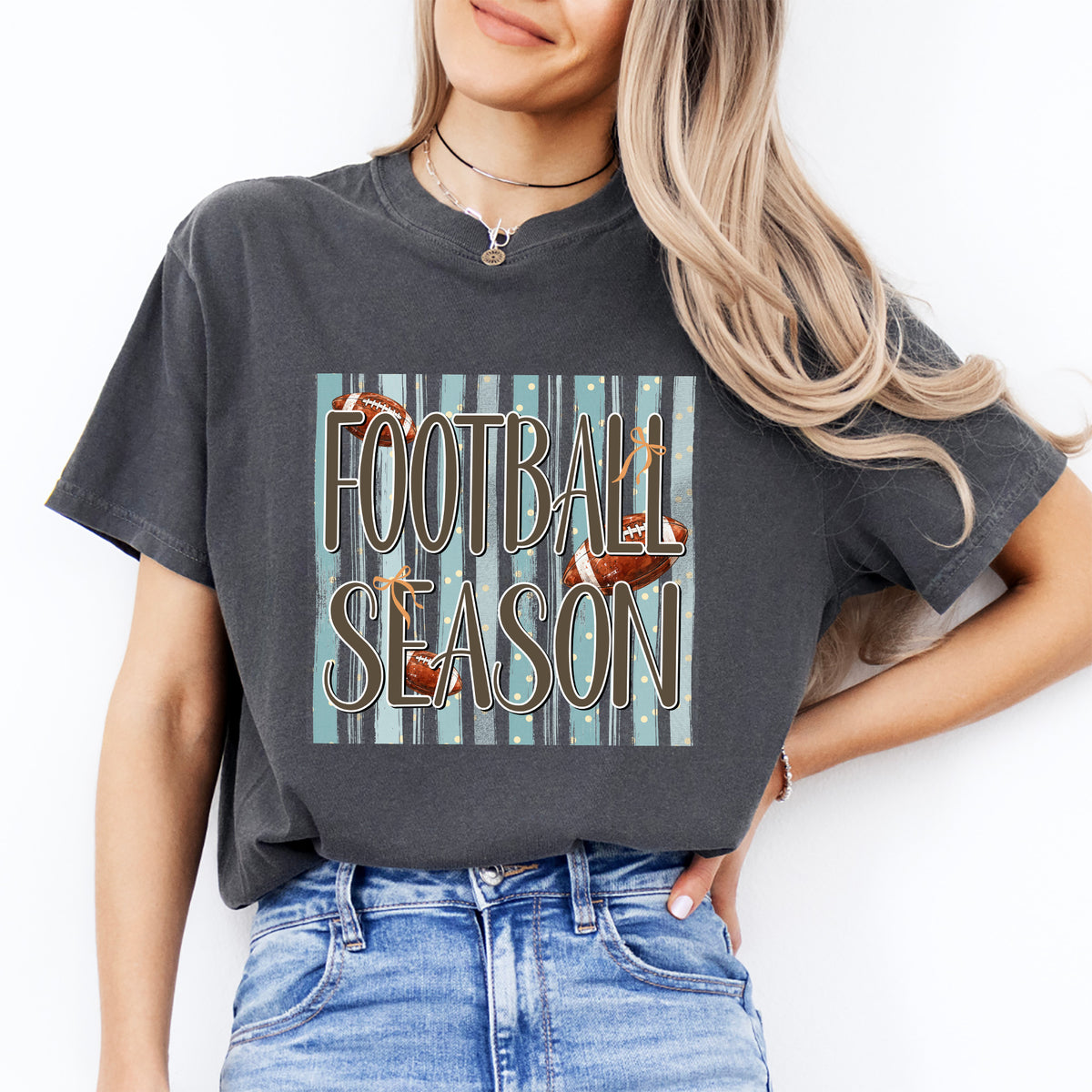 Football Season Graphic Tee – Tailgate Game Day Shirt