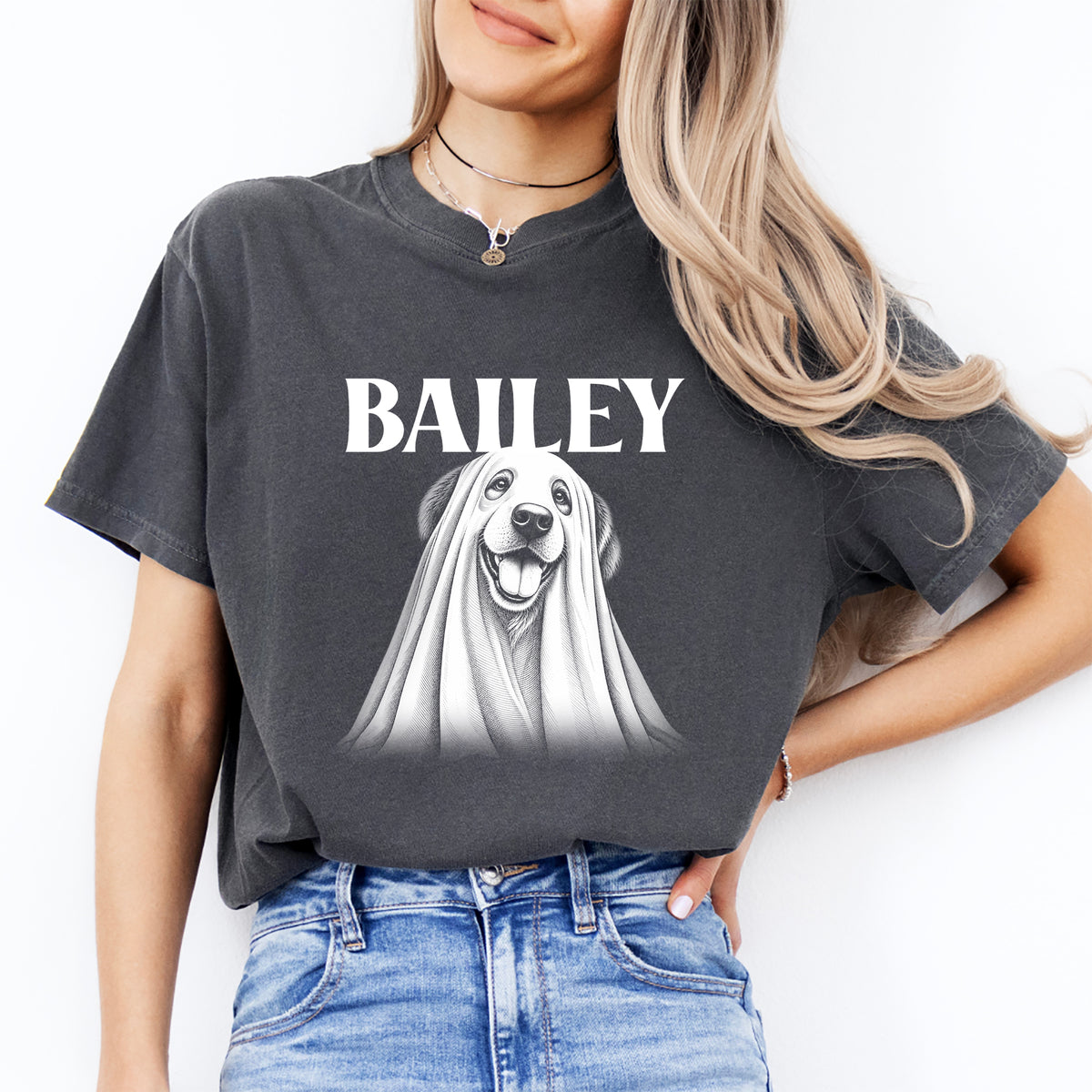 Camiseta personalizada para perro con temática de Halloween