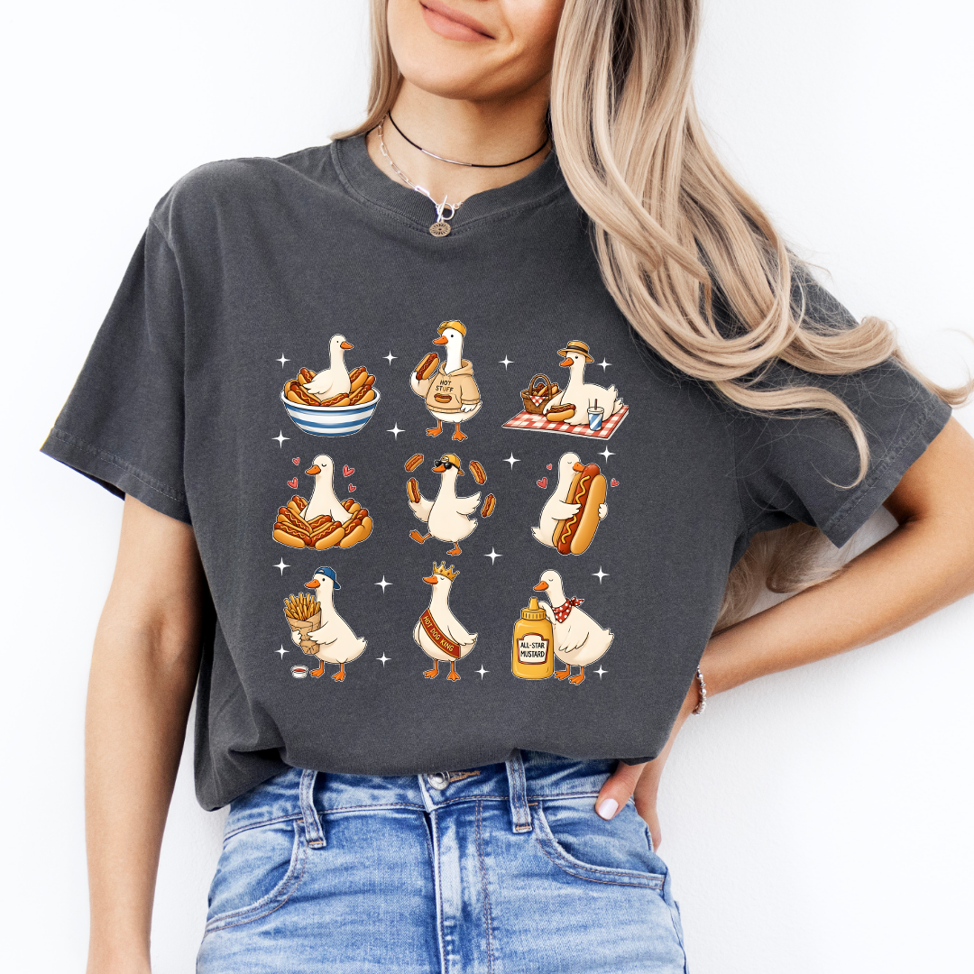 Hot Dog Lover Silly Goose Tee