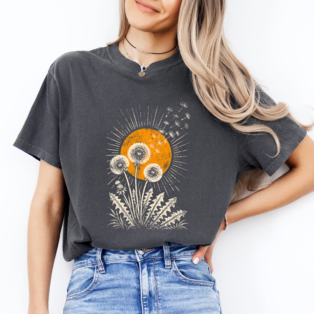T-shirt soleil pissenlit