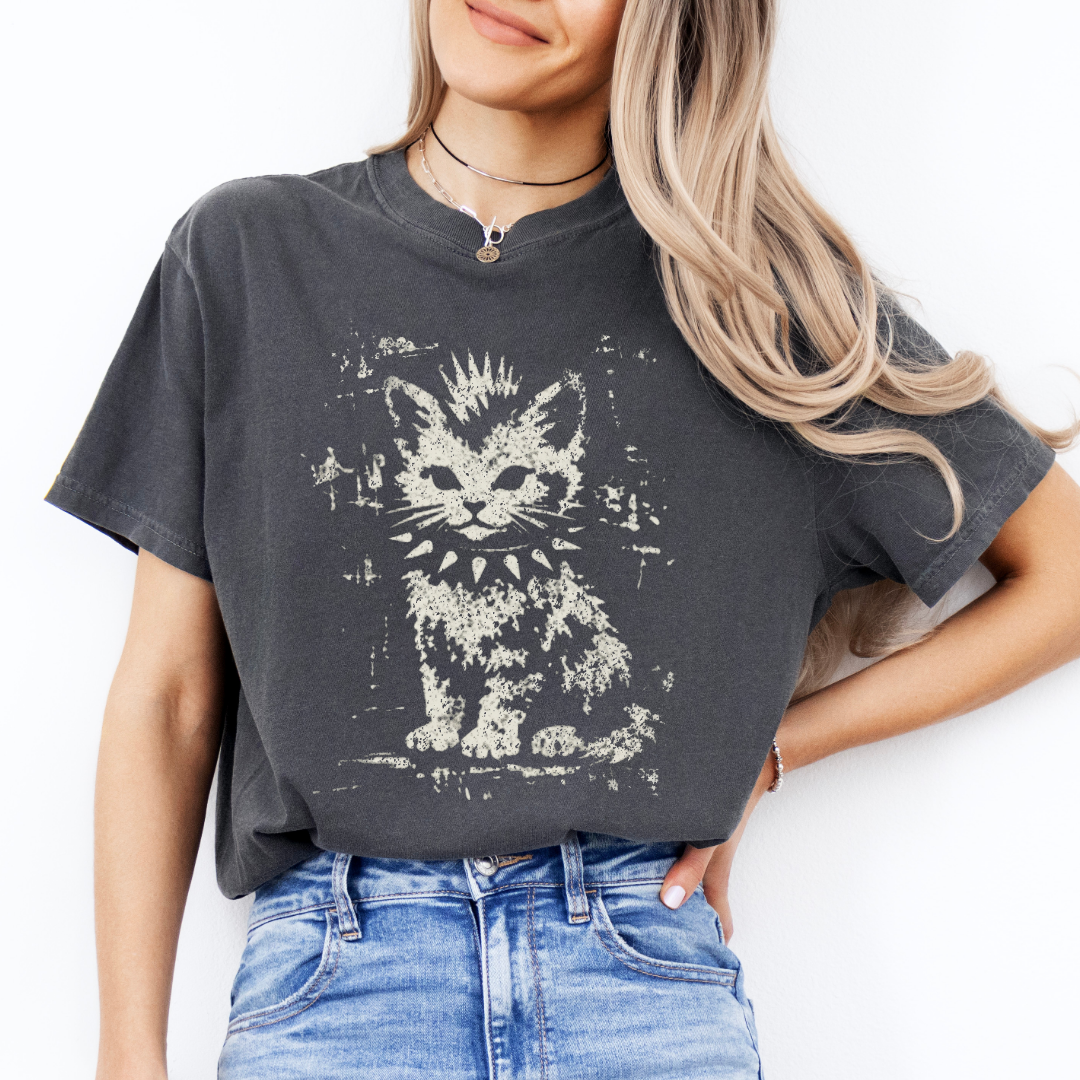 Camiseta Gatito Punk