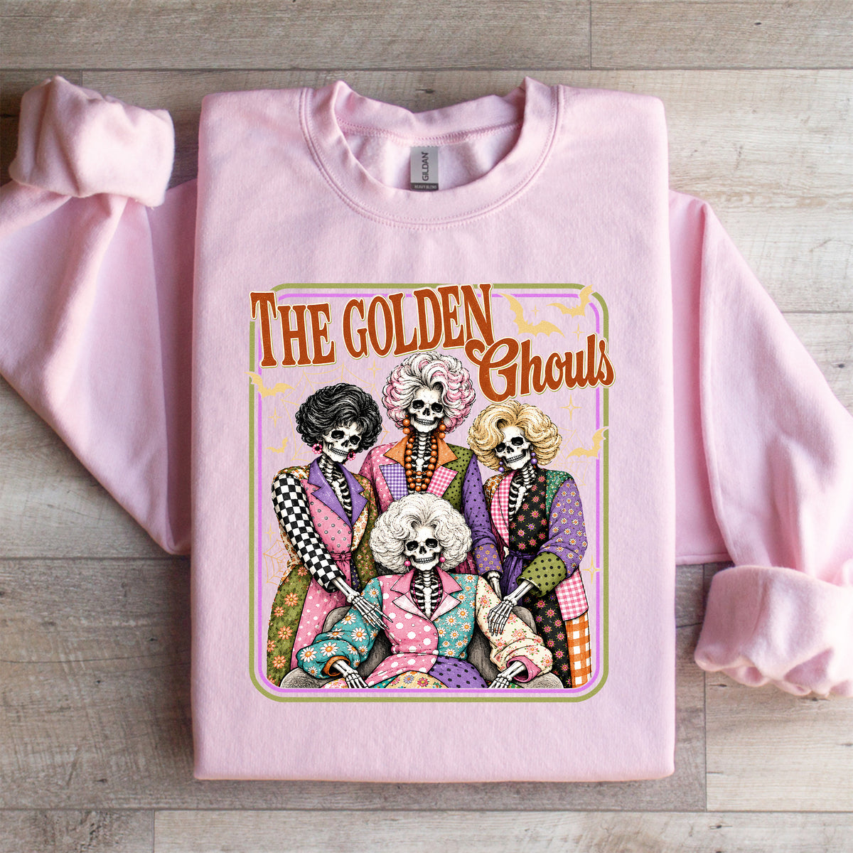 Damen-Sweatshirt „The Golden Ghouls Skeleton“