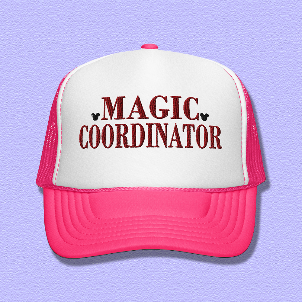 Magic Coordinator Embroidered Trucker Hat