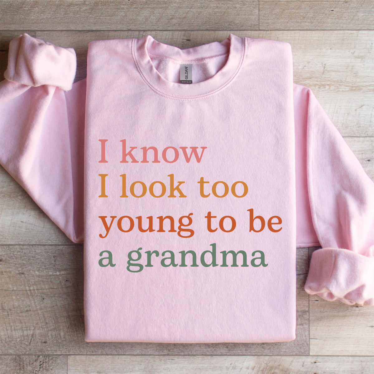 Cozy Grandma Fleece Pullover – "I Know I Look Too Young To Be A Grandma"