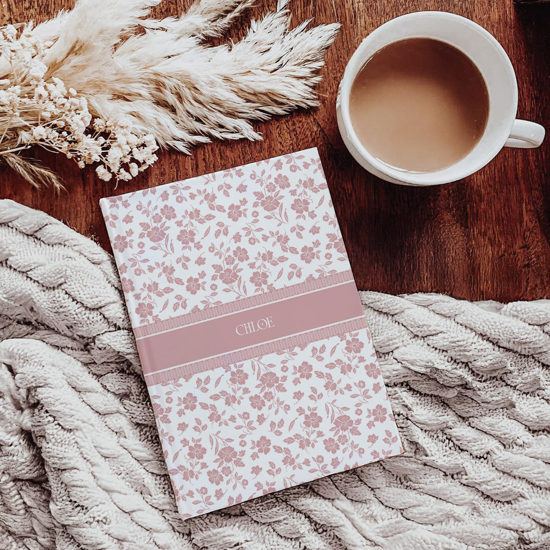 Personalized Blue Toil Journal