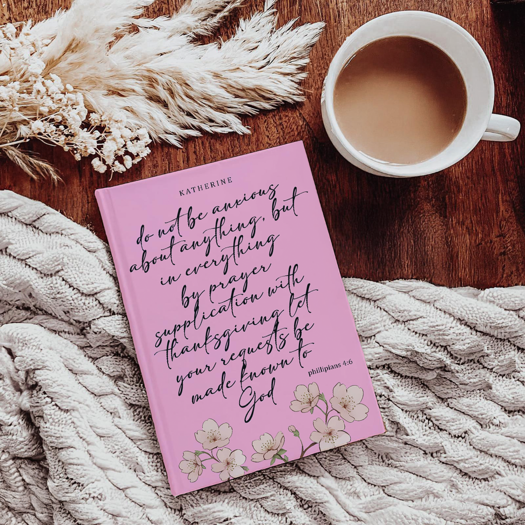 Personalized Christian Gift Prayer For Women Gratitude Journal