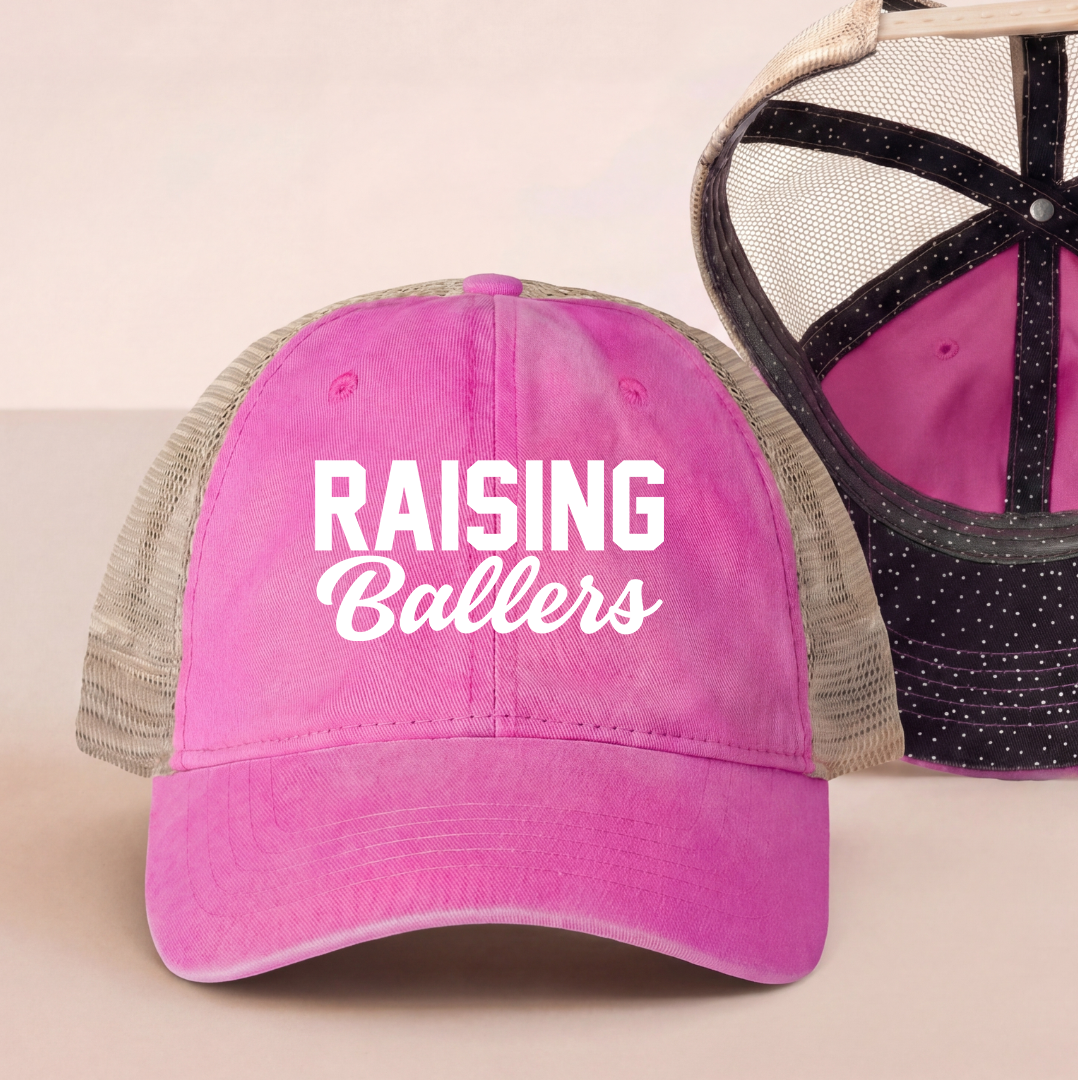 Raising Ballers Embroidered Trucker Hat