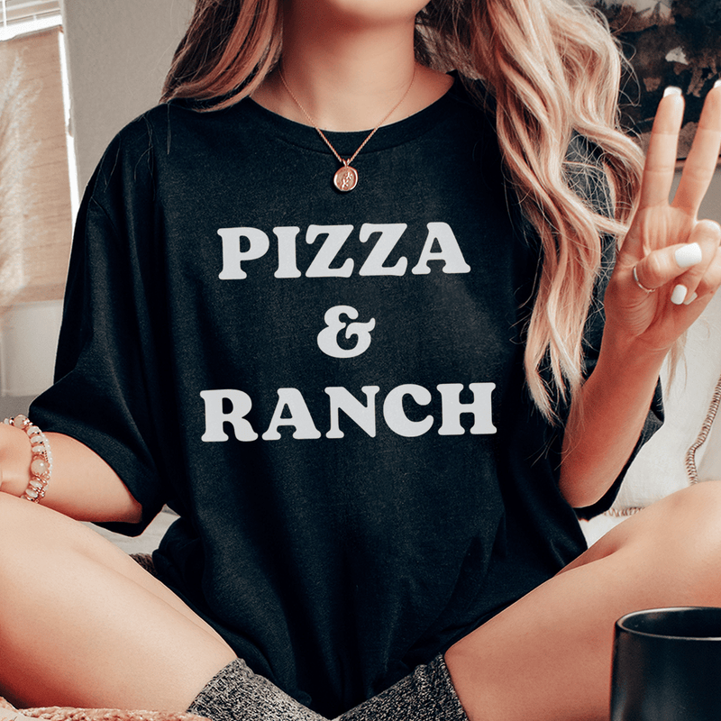 Pizza & Ranch Tee Black Heather / S Peachy Sunday T-Shirt
