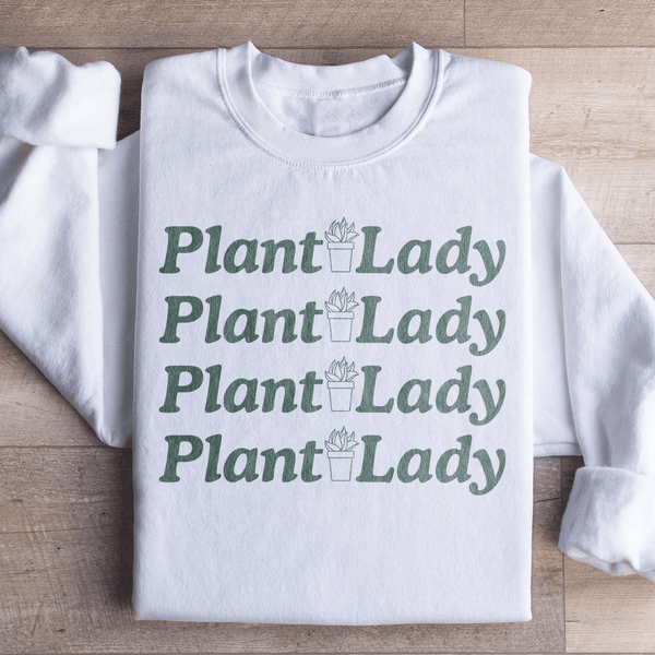 Plant Lady Sweatshirt White / 2XL Peachy Sunday T-Shirt