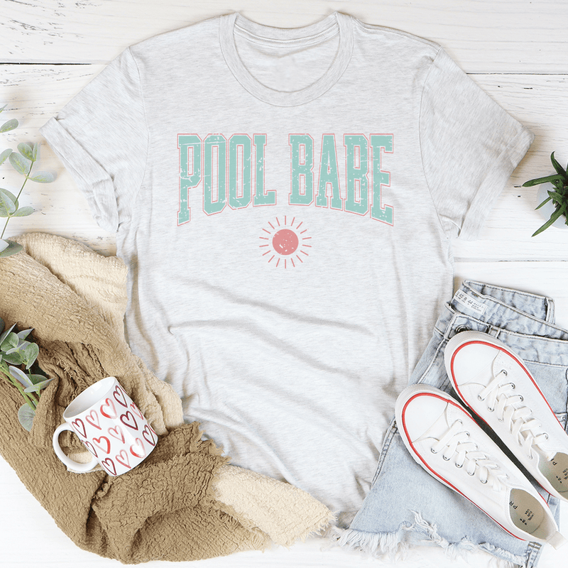 Pool Babe Tee Ash / S Peachy Sunday T-Shirt