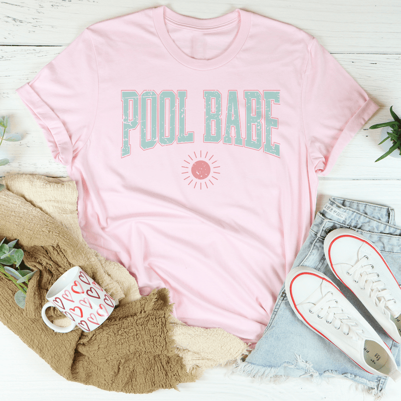 Pool Babe Tee Pink / S Peachy Sunday T-Shirt