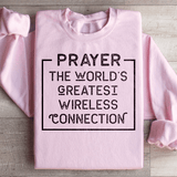 Prayer The World's Greatest Wireless Connection Sweatshirt Light Pink / S Peachy Sunday T-Shirt