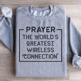 Prayer The World's Greatest Wireless Connection Sweatshirt Sport Grey / S Peachy Sunday T-Shirt