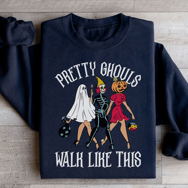 Pretty Ghouls  Sweatshirt S / Black Printify Sweatshirt T-Shirt