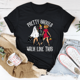 Pretty Ghouls Walk Like This Tee Black Heather / S Peachy Sunday T-Shirt