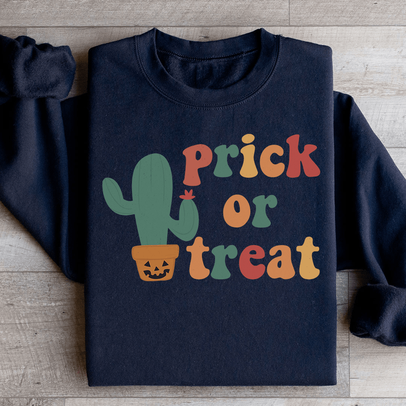 Prick Or Treat Sweatshirt Black / S Peachy Sunday T-Shirt