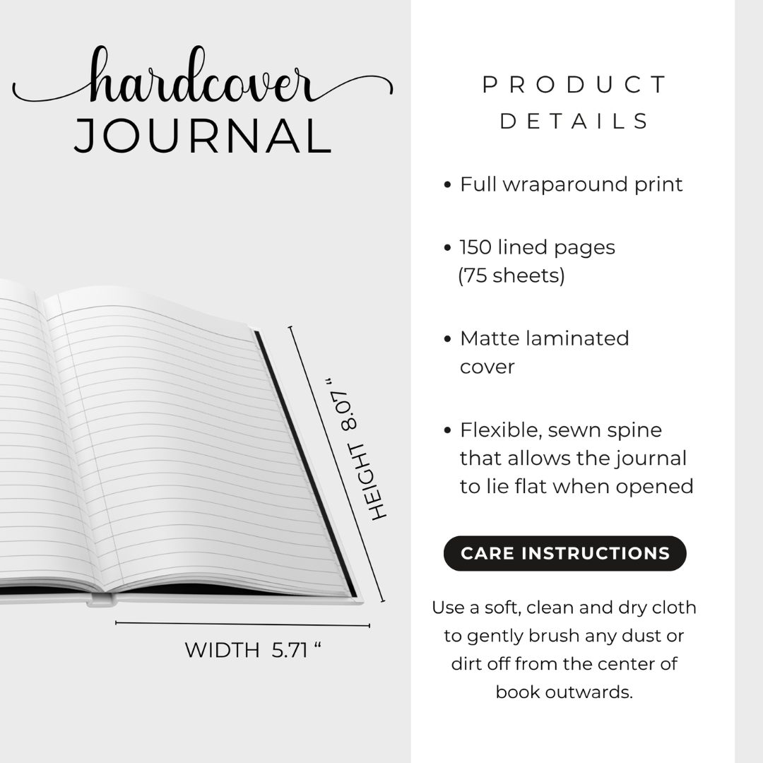 Personalized Dear Mom Grief Hardcover Journal