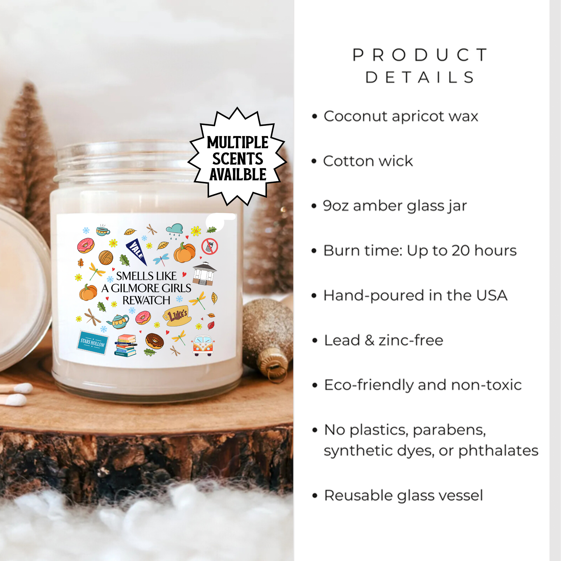 Smells Like A Gilmore Girl Rewatch Candle