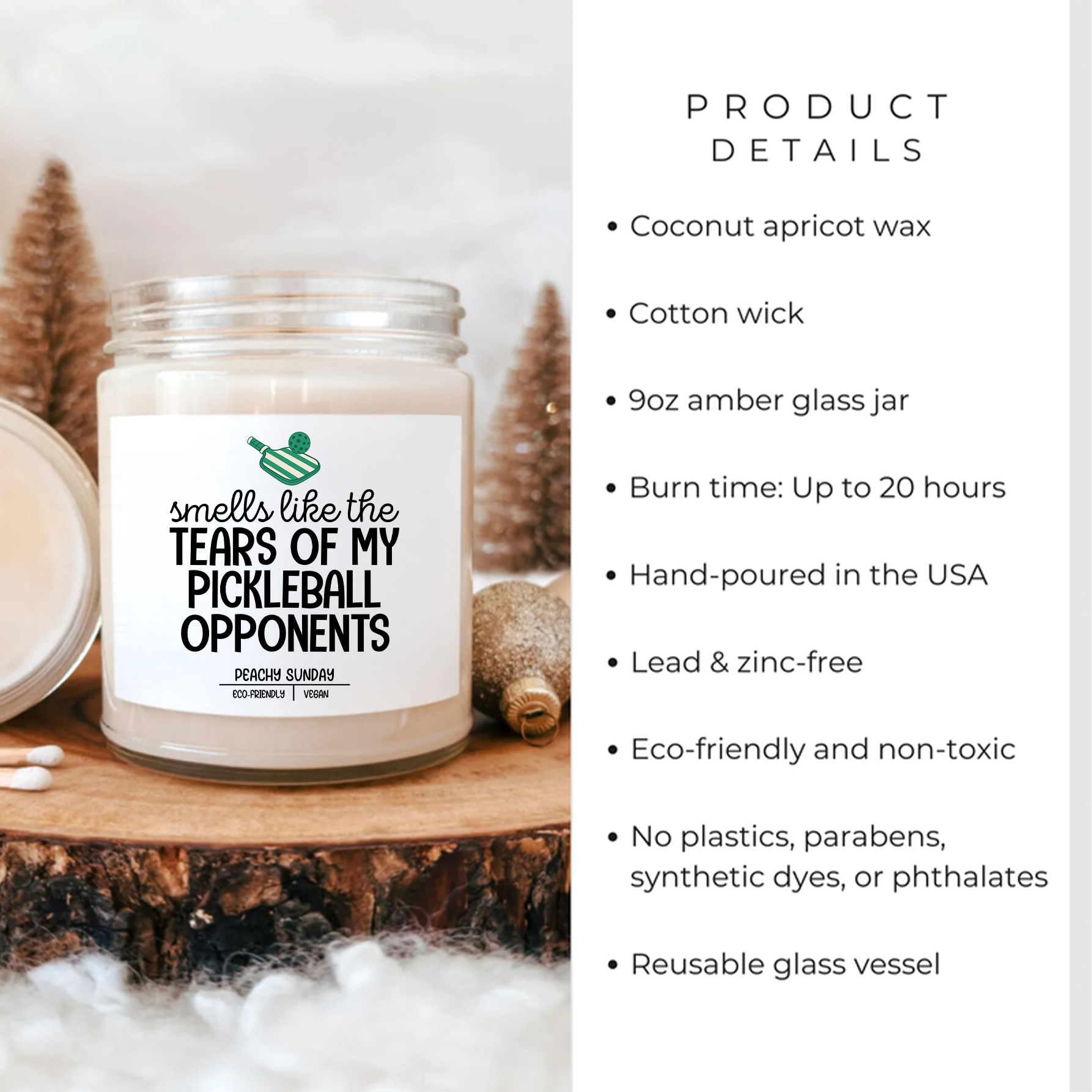 Smells Like The Tears Of My Pickleball Candle