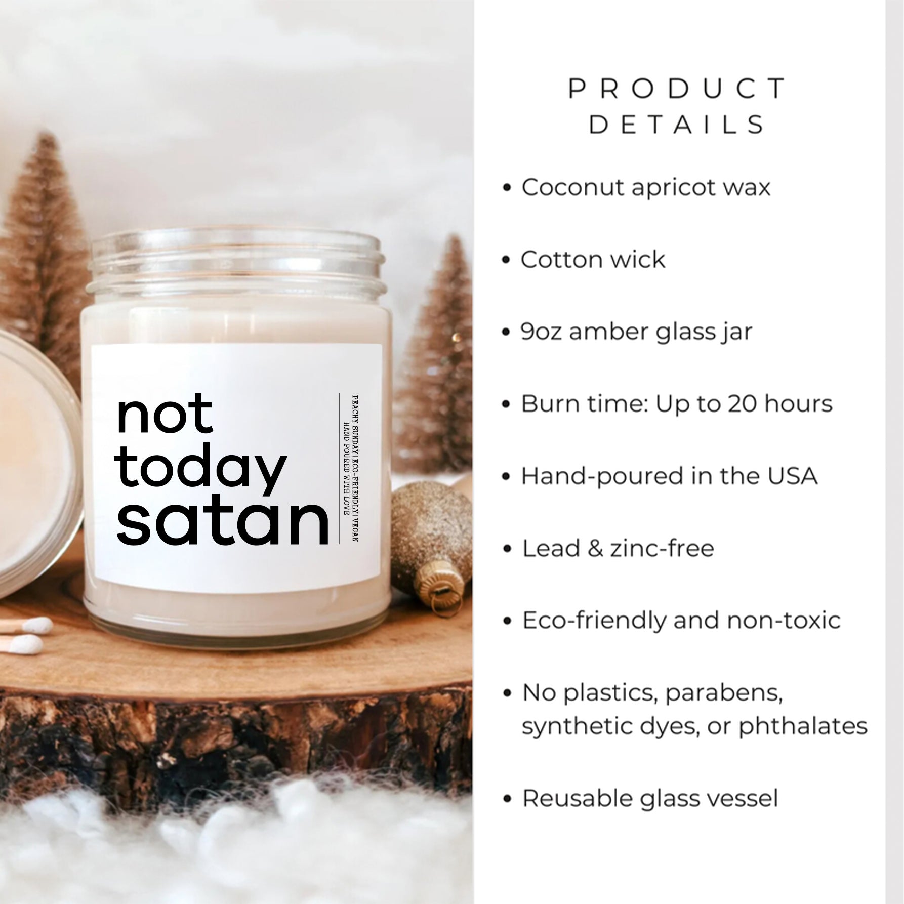 Vela «Hoy no, Satanás»