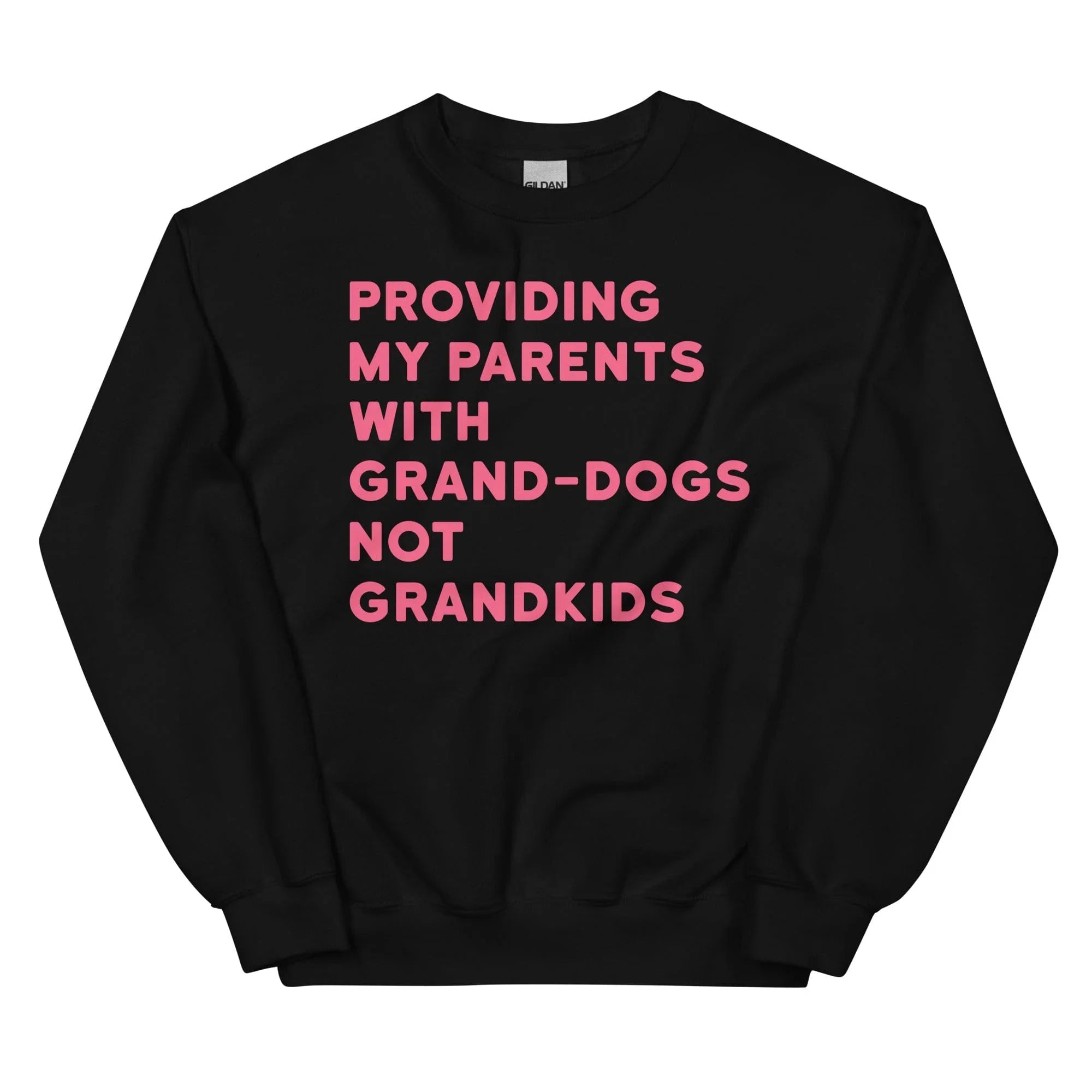 Providing My Parents With Grand Dogs Sweatshirt Black / S Peachy Sunday T-Shirt