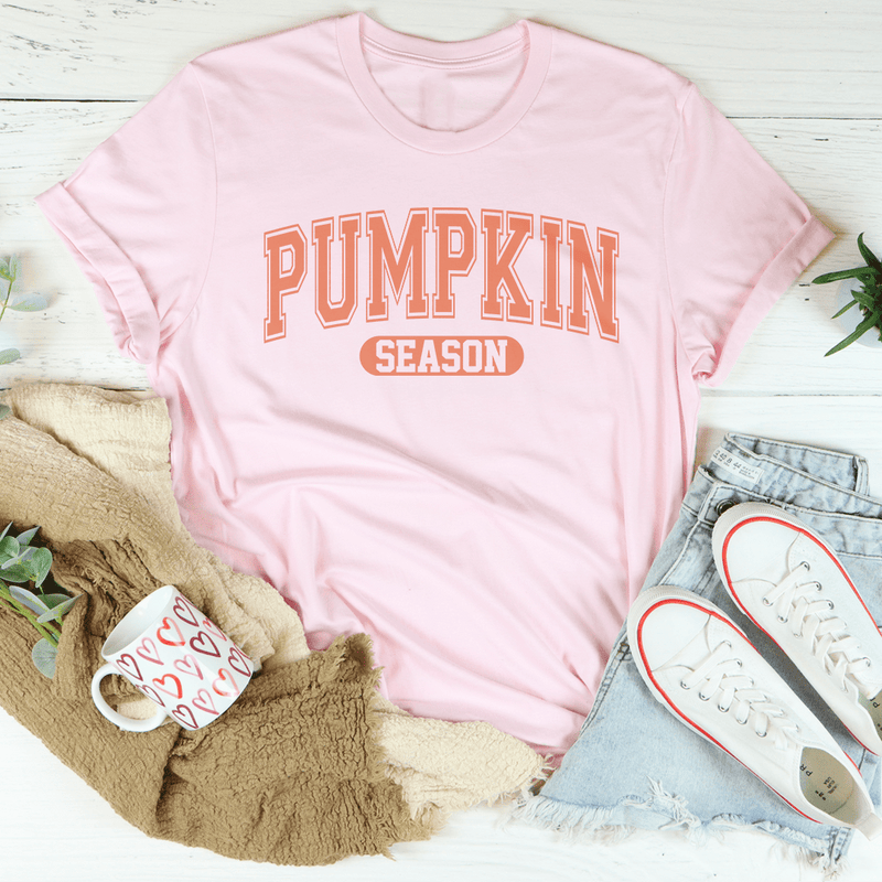 Pumpkin Season Tee Pink / S Peachy Sunday T-Shirt