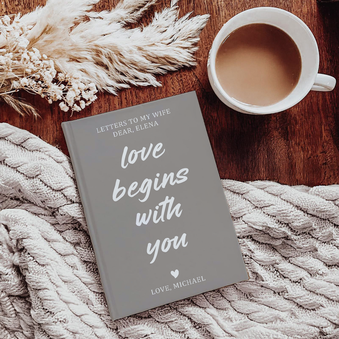 Personalized Letters To My Wife Ist Anniversary Journal