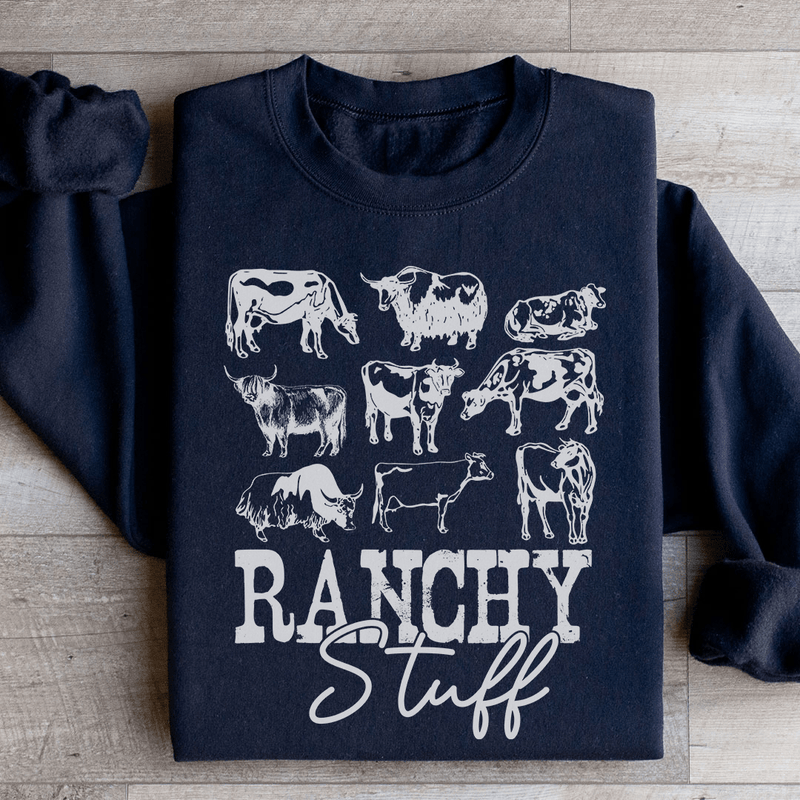 Ranchy Stuff Sweatshirt Black / S Peachy Sunday T-Shirt