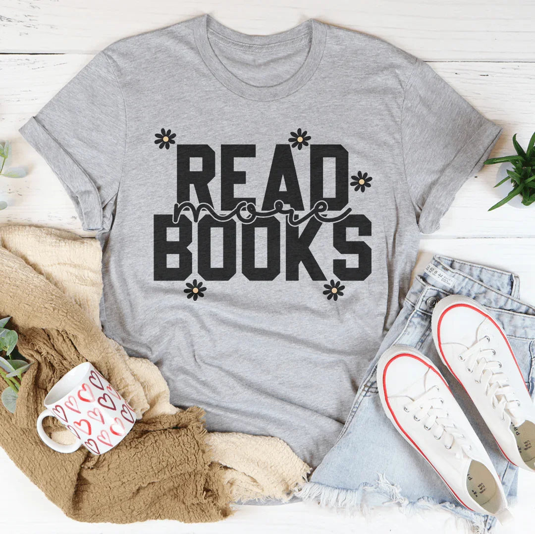 Read Books Tee Athletic Heather / S Peachy Sunday T-Shirt