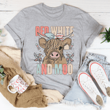 Red White And Moo Tee Athletic Heather / S Peachy Sunday T-Shirt