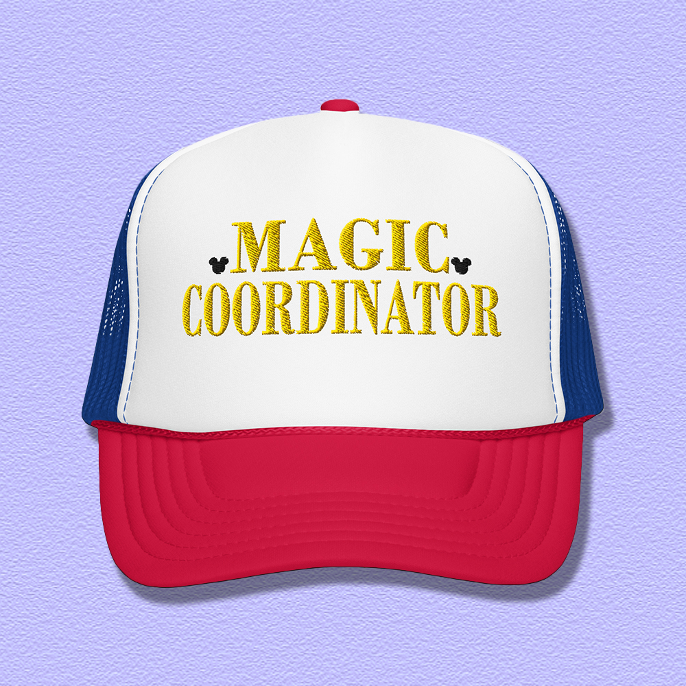 Magic Coordinator Embroidered Trucker Hat