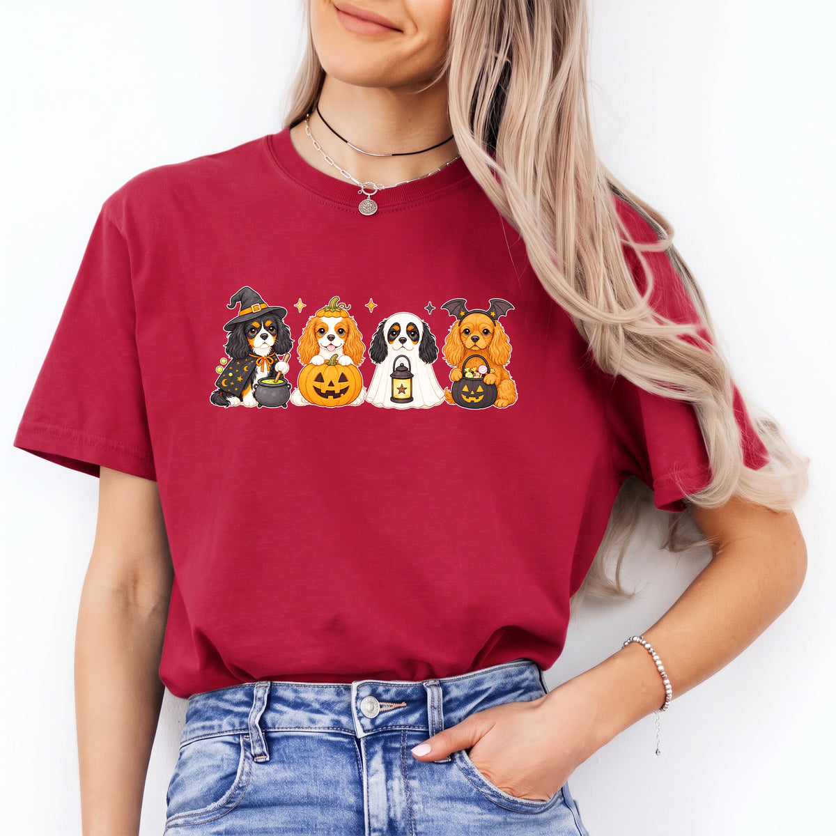 T-shirt Halloween Cavalier King