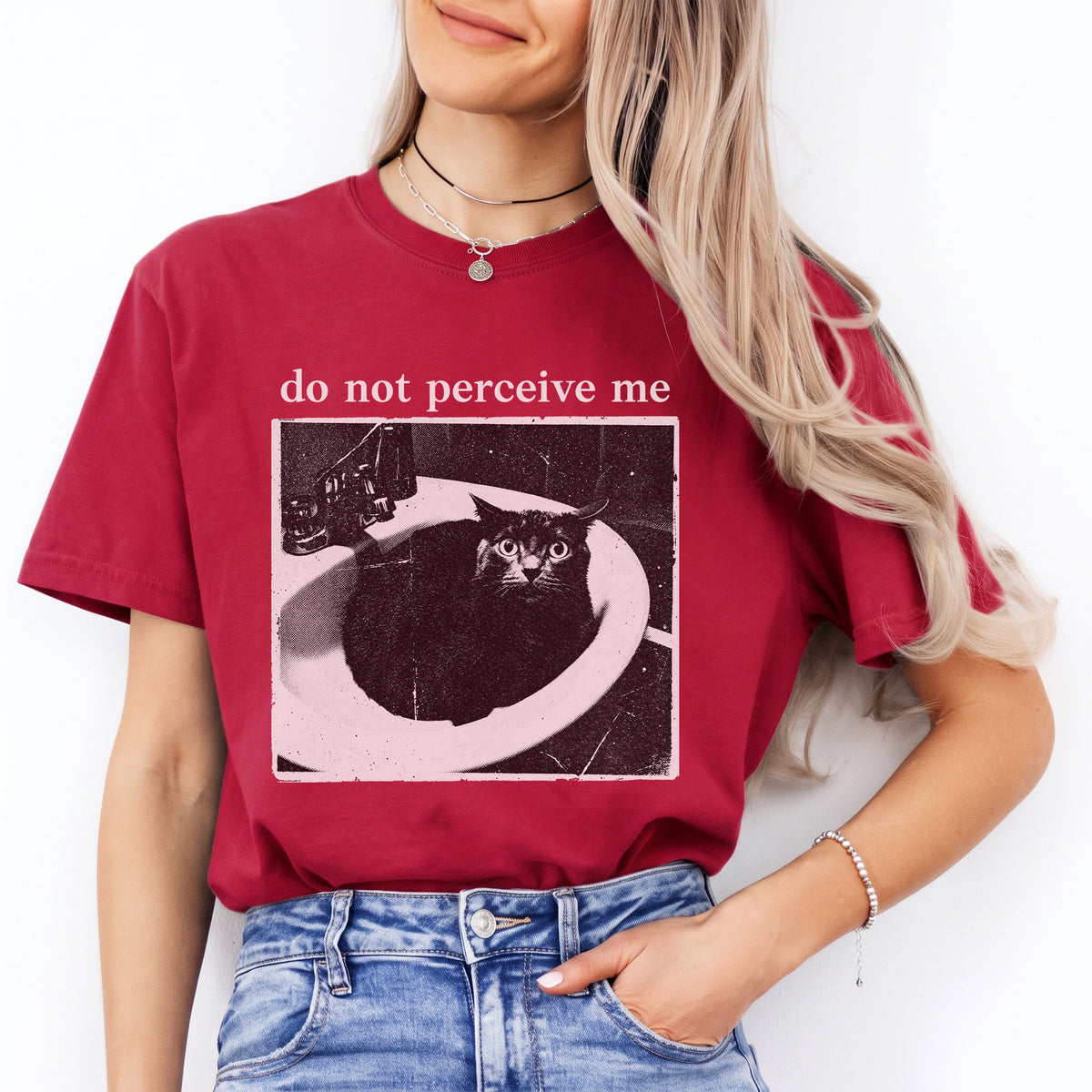 T-shirt « Ne me percevez pas »