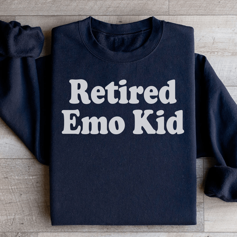 Retired Emo Kid Sweatshirt Black / S Peachy Sunday T-Shirt