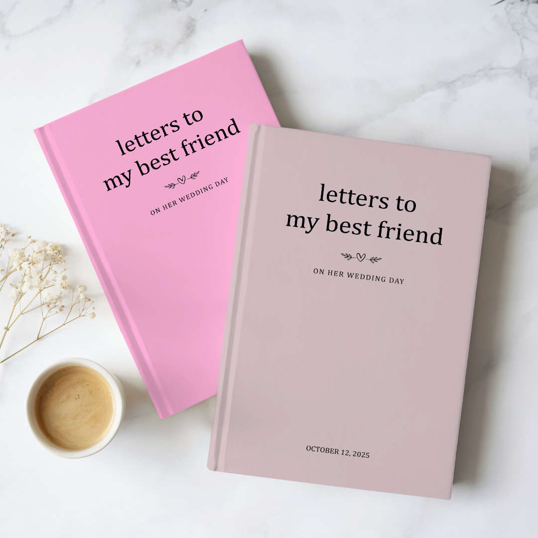 Personalized Best Friend Wedding Gift For Her Journal