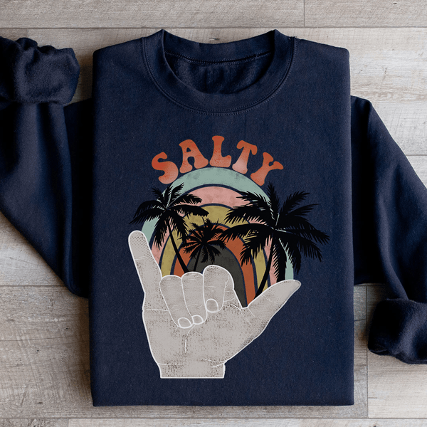 Salty Sweatshirt Black / S Peachy Sunday T-Shirt