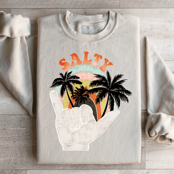 Salty Sweatshirt Sand / S Peachy Sunday T-Shirt