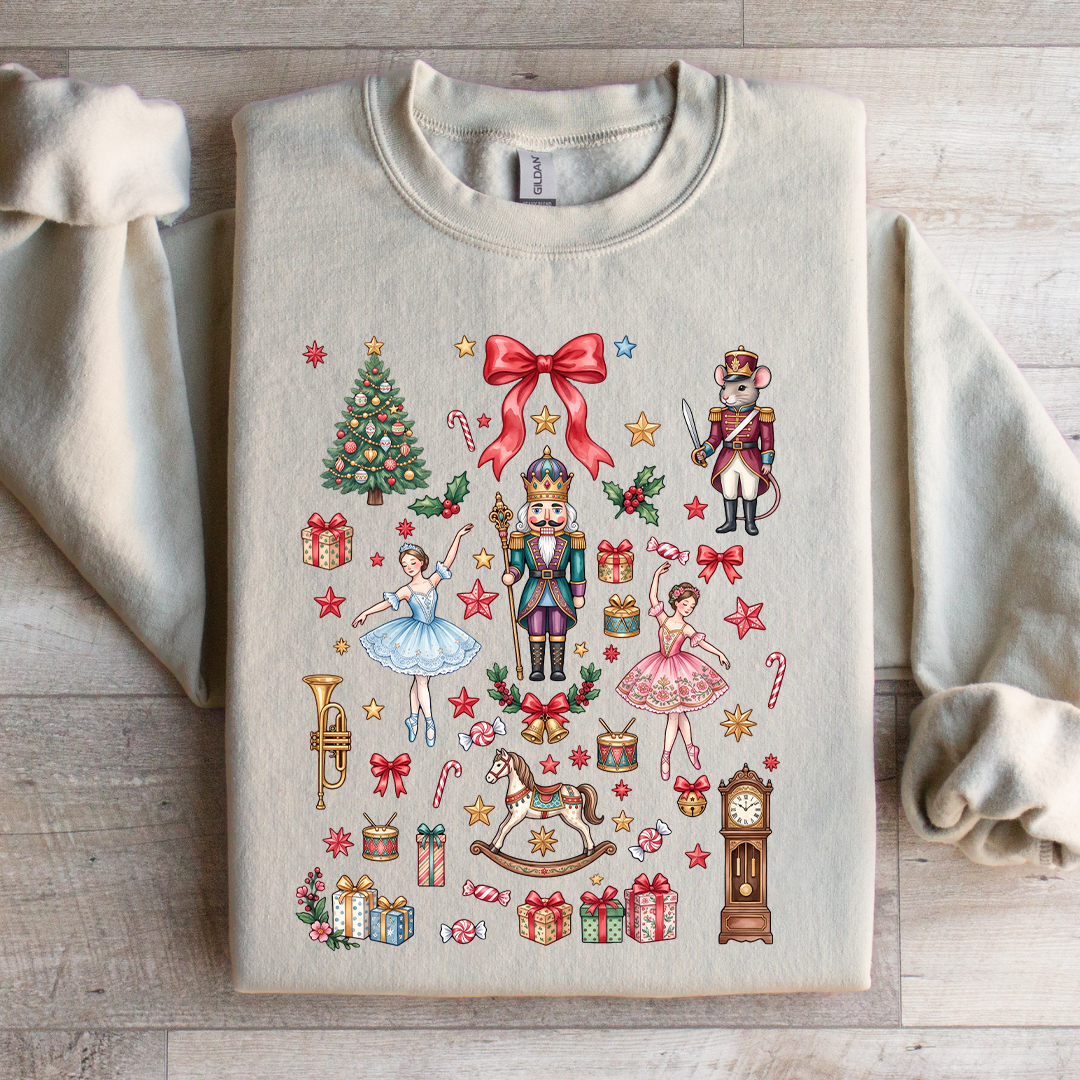 Vintage Christmas Nutcracker Sweatshirt
